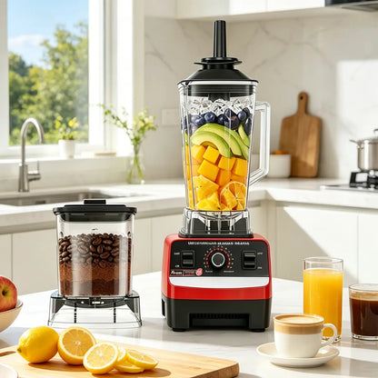 2-In-1 Countertop Jug Blender, 200W, 68 Oz Multi-Purpose Kitchen Appliance for Crushing Ice, Making Shakes and Frozen Drinks Juice Blender Cup