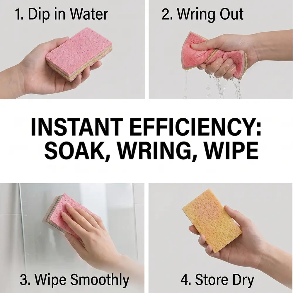 SOPAMI 12-Layer Peelable Rainbow Cleaning Cloths - PVA & Microfiber, Non-Abrasive, Super Absorbent, Reusable, Streak-Free Sponge Wipes, Hygienic Peeling Design for Kitchen, Bathroom, Living Room, Glass & All Household Surfaces